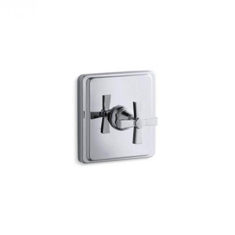 Pinstripe® Pure MasterShower® temperature control valve trim with Lever handle