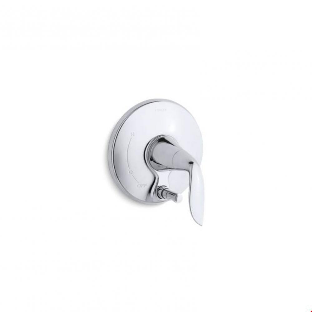 Refinia® Valve trim with push-button diverter, valve not included