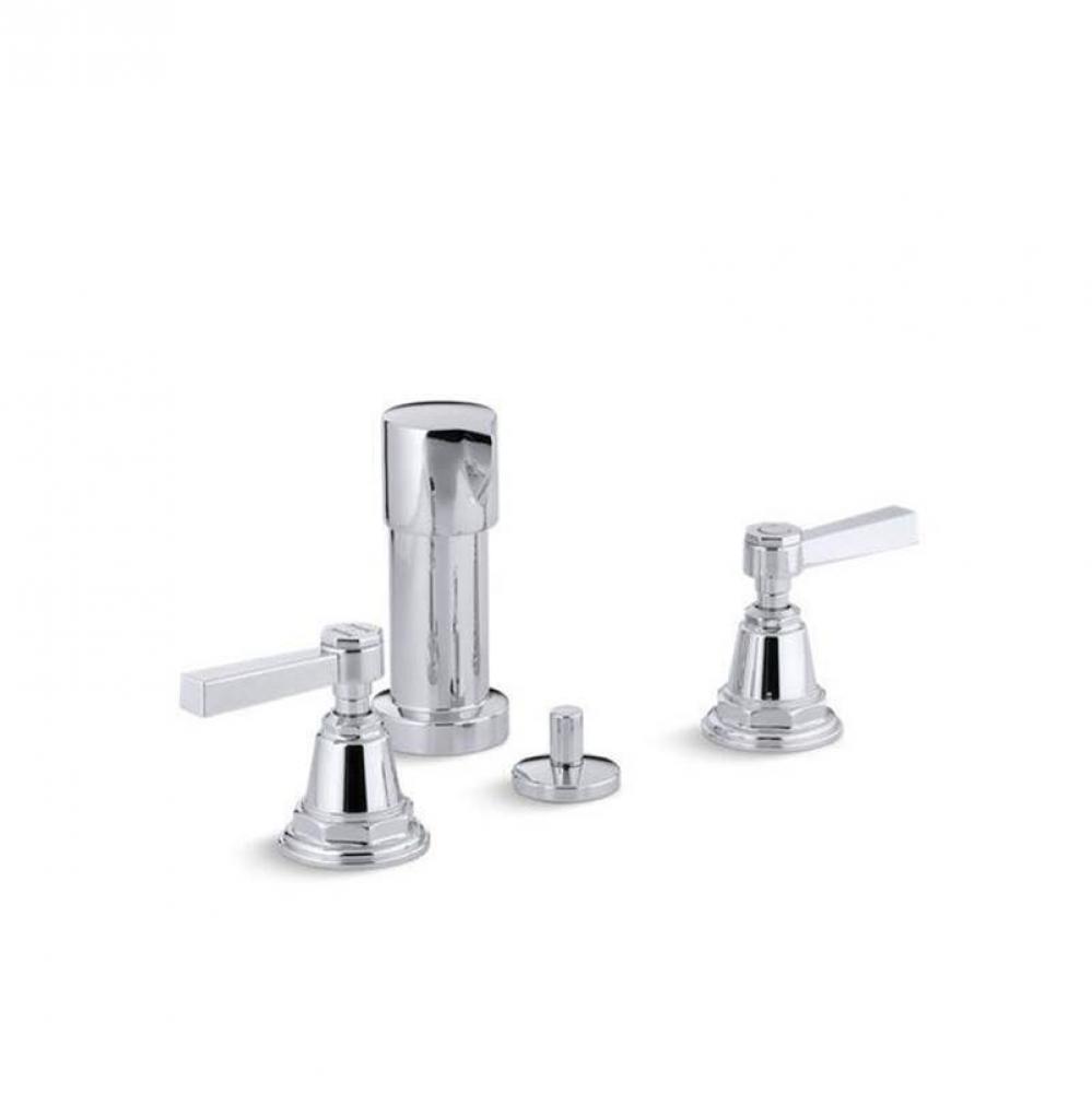 Pinstripe® Pure Vertical spray bidet faucet with lever handles