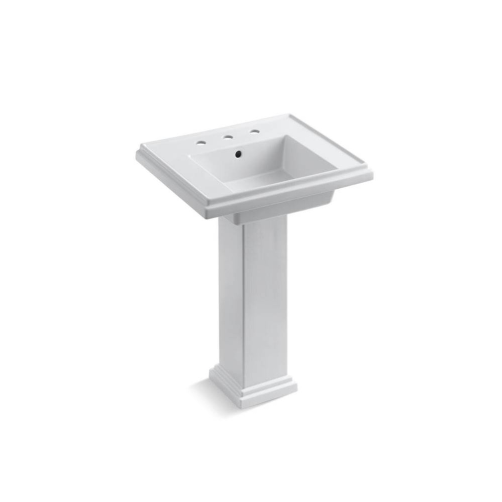 Tresham® 24'' square pedestal bathroom sink