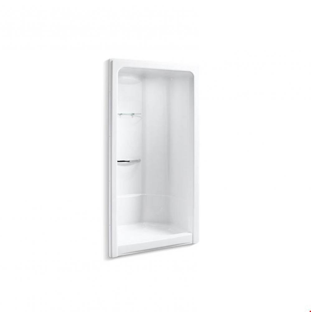 Sonata® 48'' x 36'' front center drain corner shower stall with integral