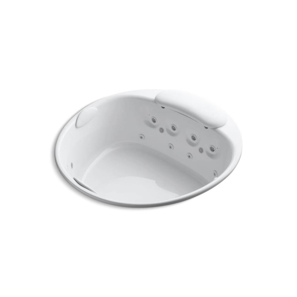 RiverBath® 66'' drop-in heated whirlpool bath with chromatherapy