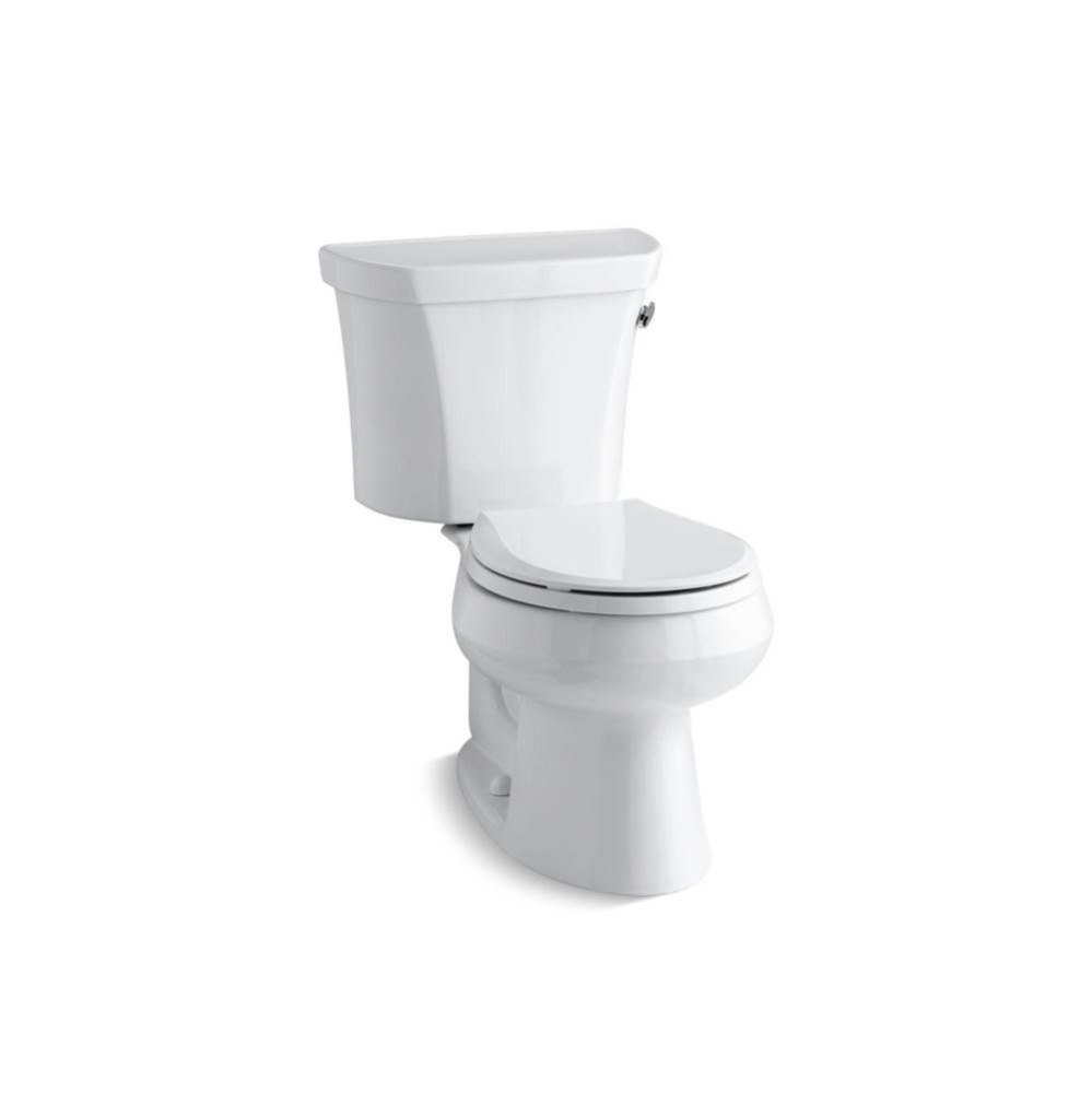 Wellworth® Two-piece round-front toilet, 1.6 gpf
