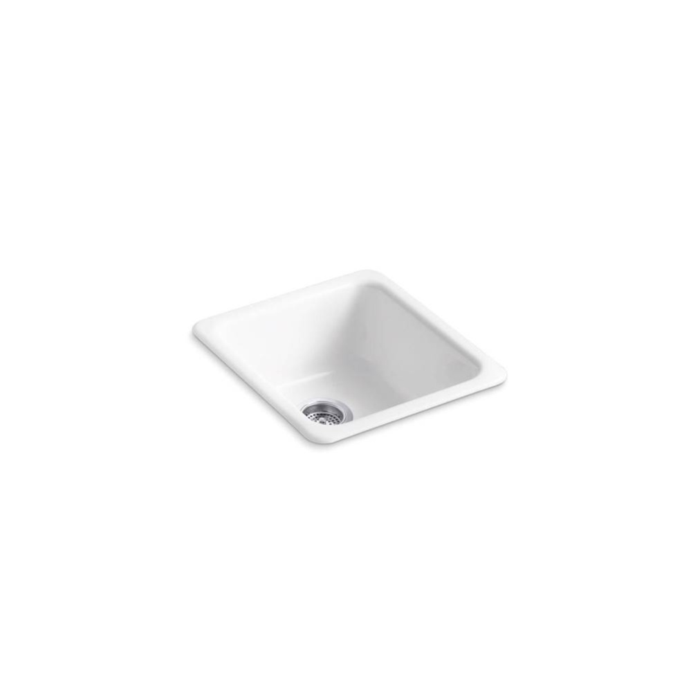 Iron/Tones® 17'' top-/undermount single-bowl bar sink