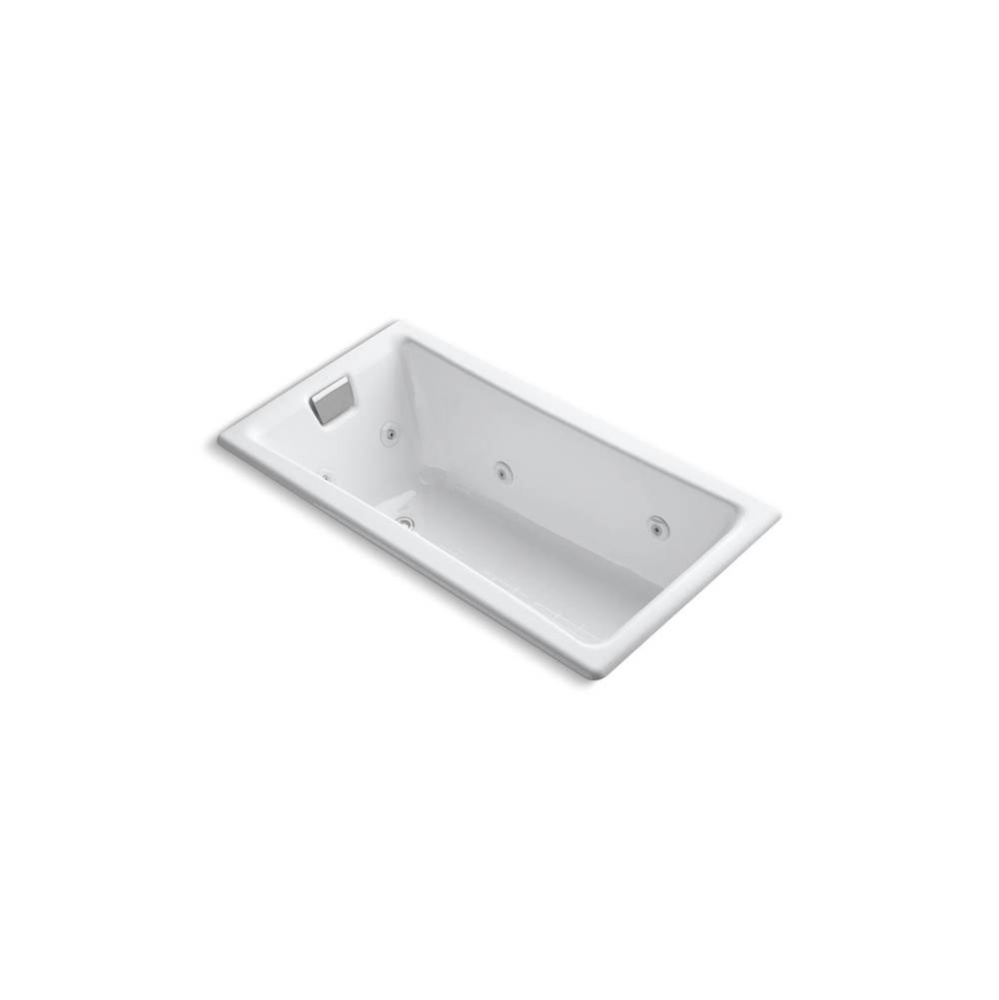 Tea-for-Two® 60'' x 32'' drop-in/undermount whirlpool bath