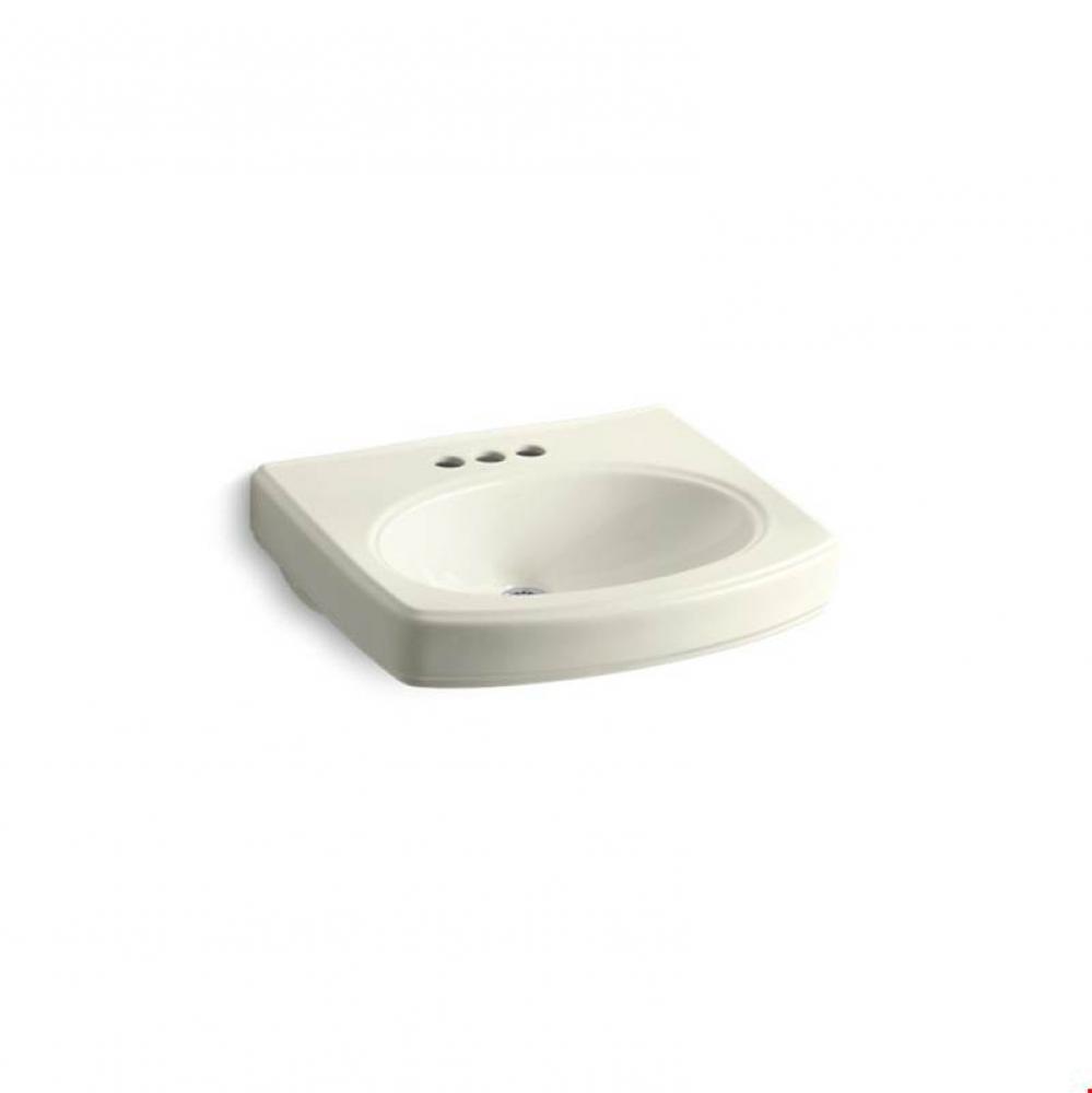 Pinoir® Bathroom sink basin with 4'' centerset faucet holes
