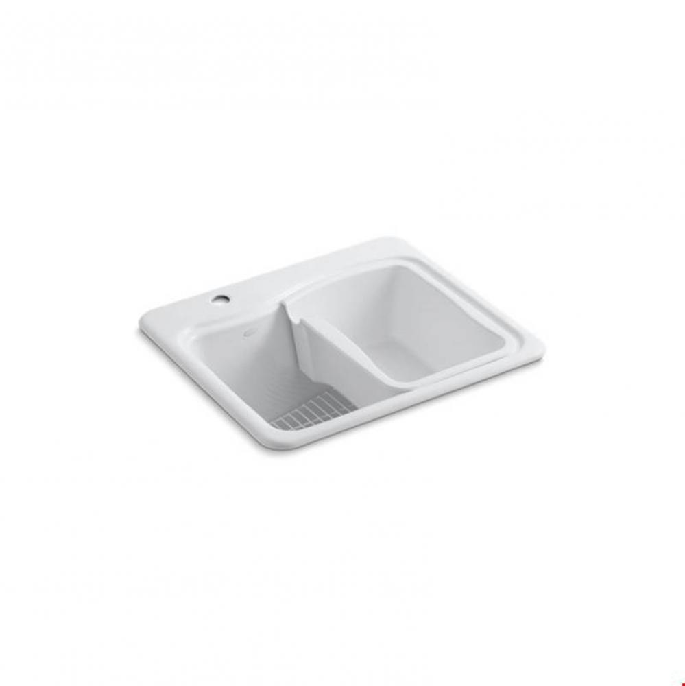 River Falls™ 25'' x 22'' x 14-15/16'' top-mount utility sink with