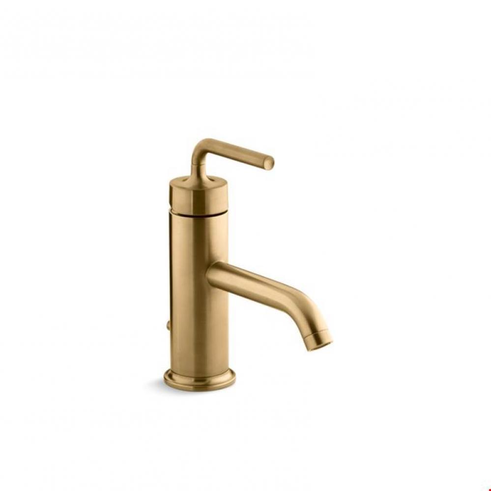 Purist® Single-handle bathroom sink faucet with straight lever handle