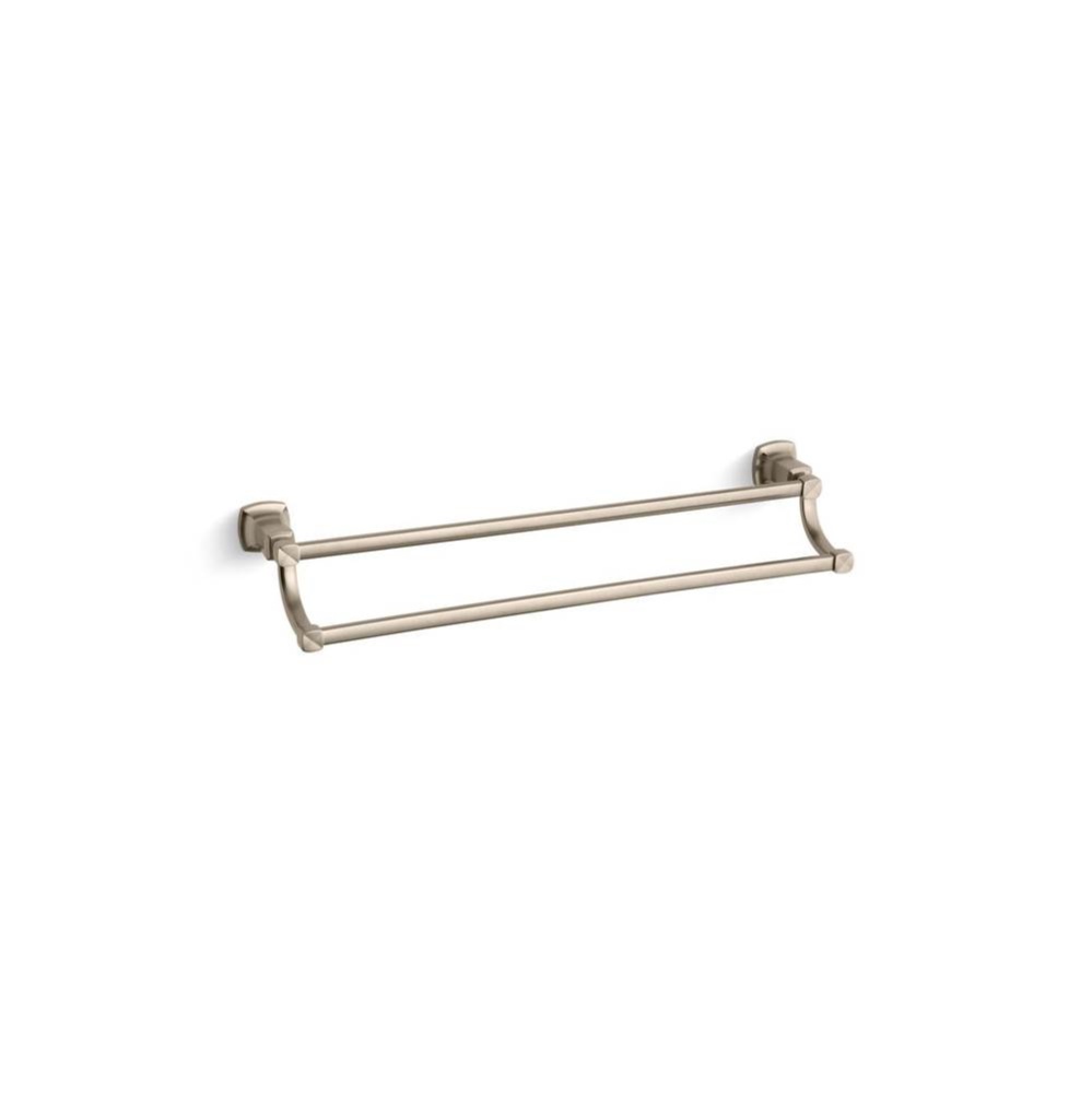 Margaux® 24'' double towel bar