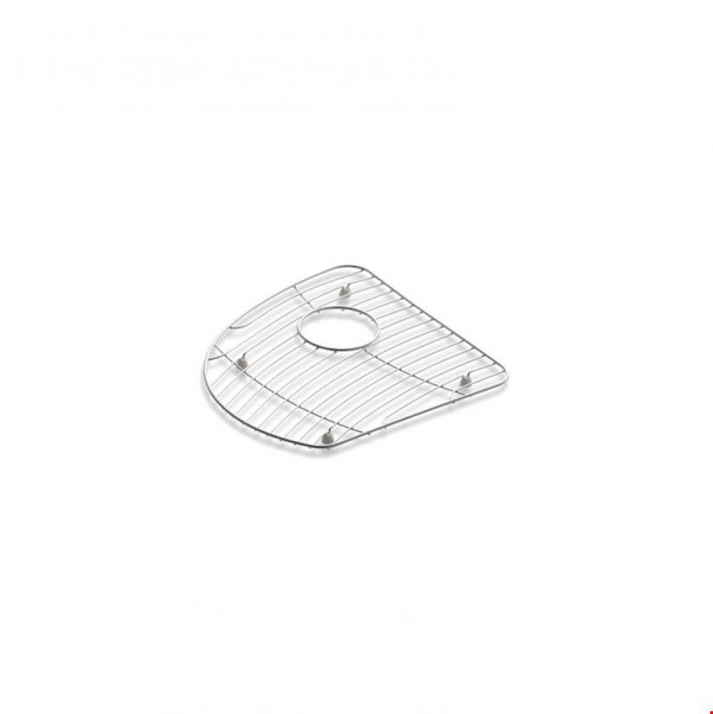 Undertone® Stainless steel sink rack for left bowl, 14-1/4'' x 14-3/4''