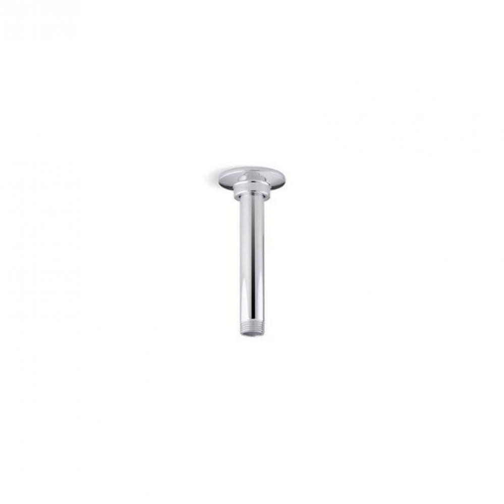 6'' ceiling-mount single-function rainhead arm and flange