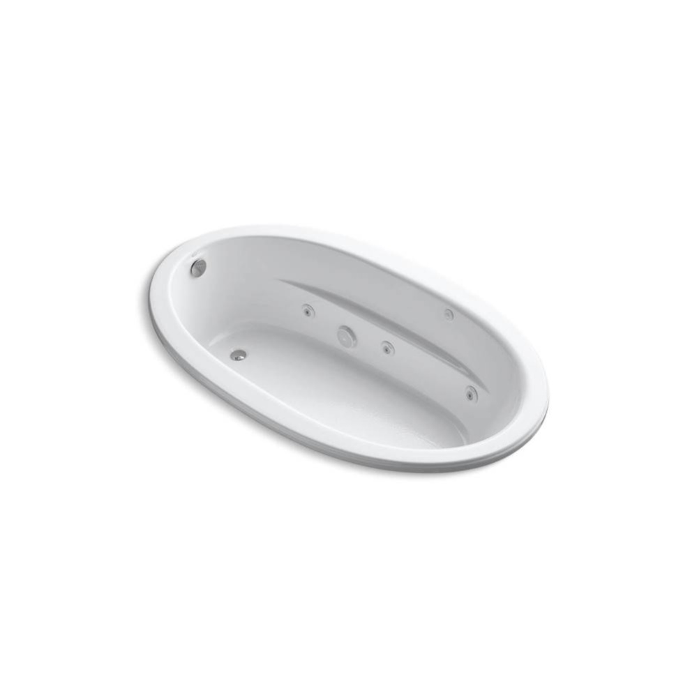 Sunward® 72'' x 42'' drop-in whirlpool bath with Bask® heated surfac