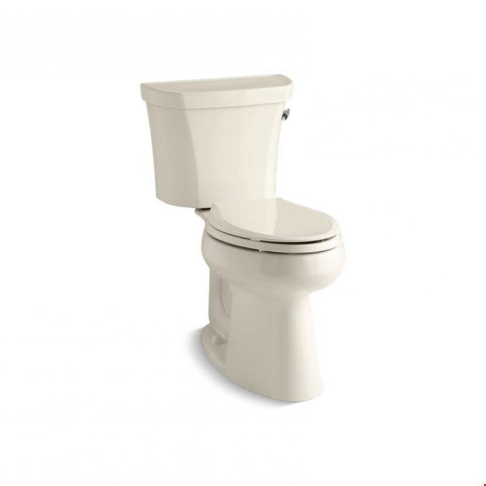 Highline® Comfort Height® Two piece elongated 1.28 gpf chair height toilet with right ha