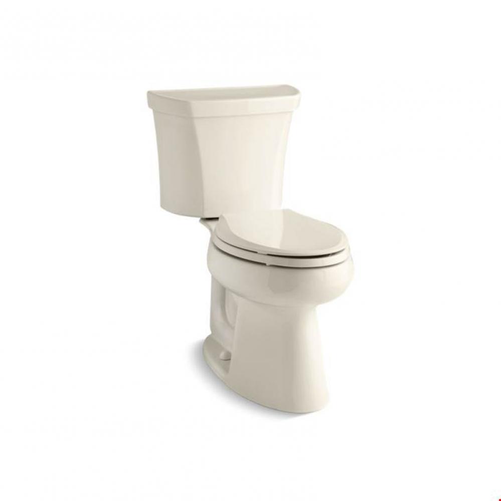 Highline® Comfort Height® Two piece elongated 1.6 gpf chair height toilet with right han