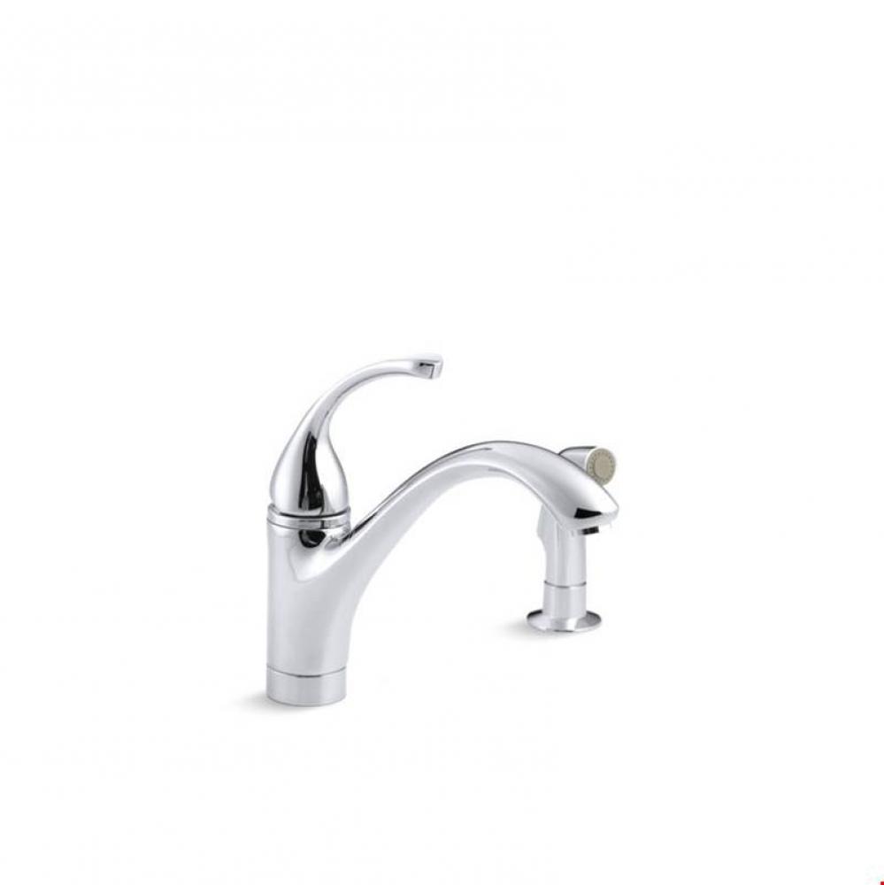 Forte® 2-hole kitchen sink faucet with 9-1/16'' spout, matching finish sidespray