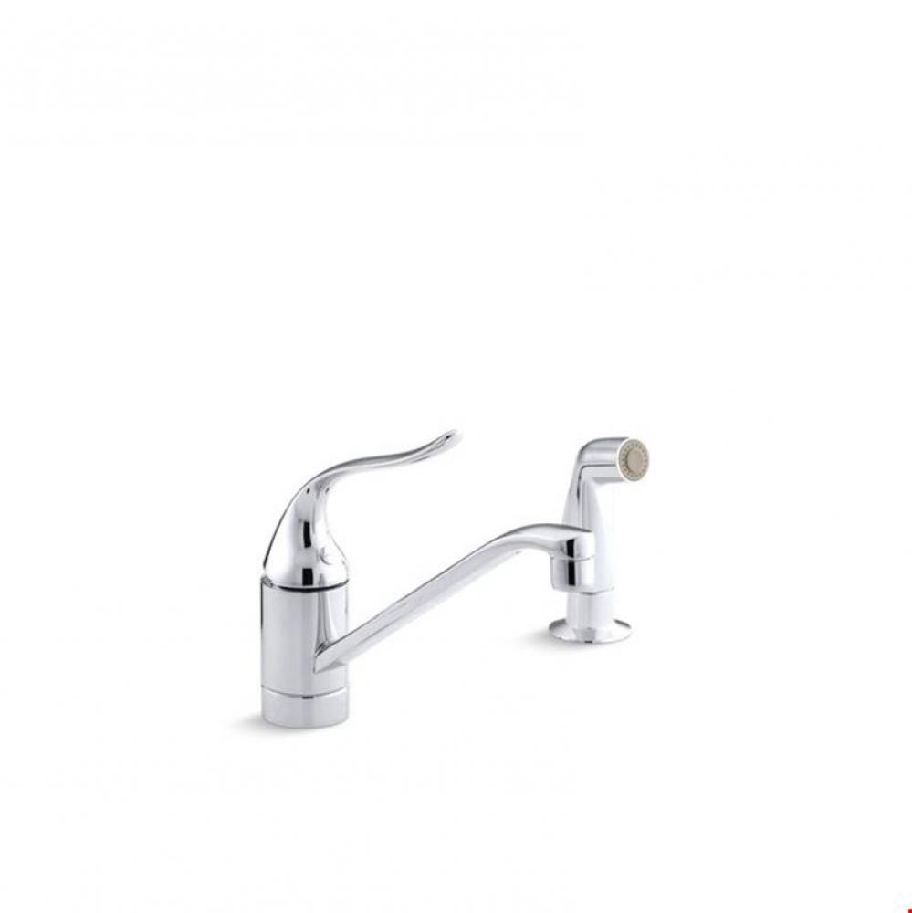 Coralais® two-hole kitchen sink faucet with 8-1/2'' spout, matching finish sidespra