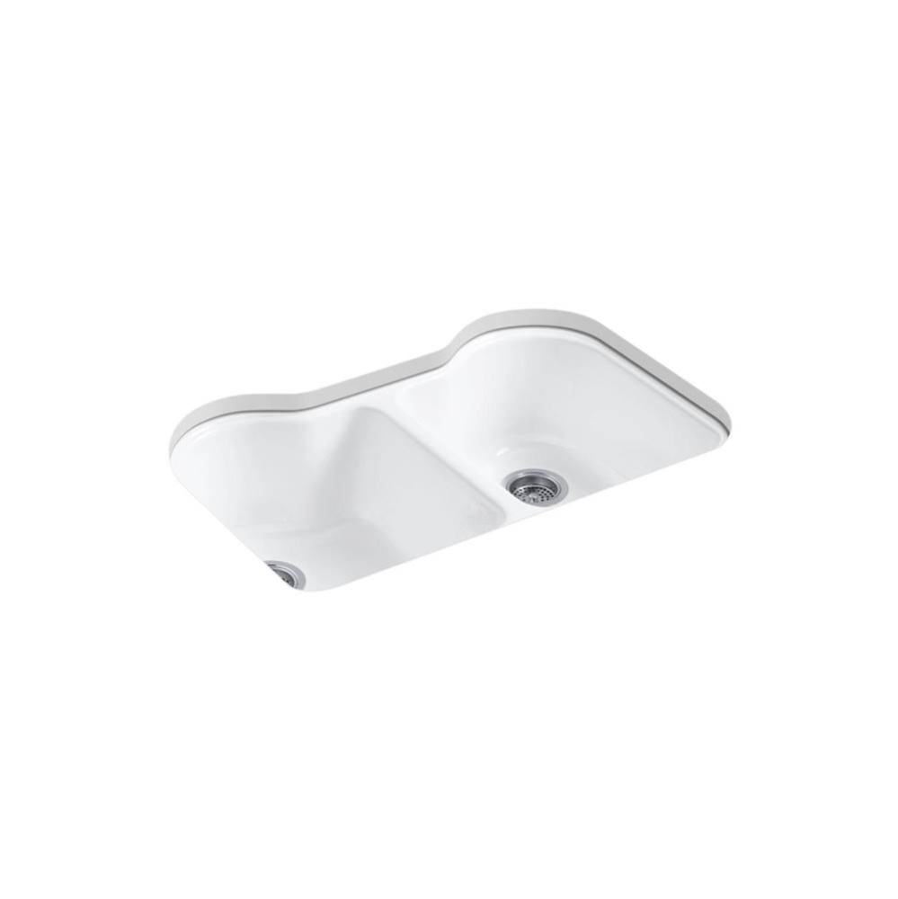 Hartland® 33'' undermount double-bowl kitchen sink
