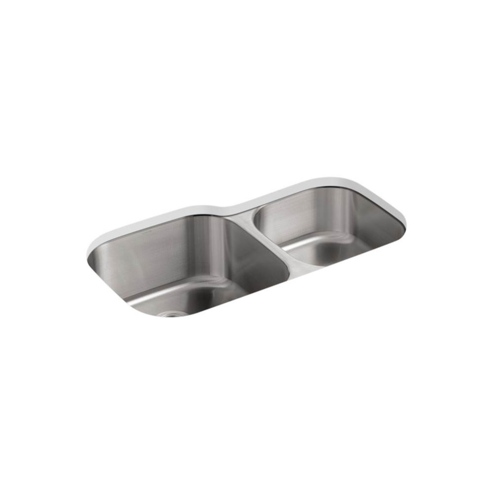 Undertone® 35-1/4 undermount double-bowl kitchen sink