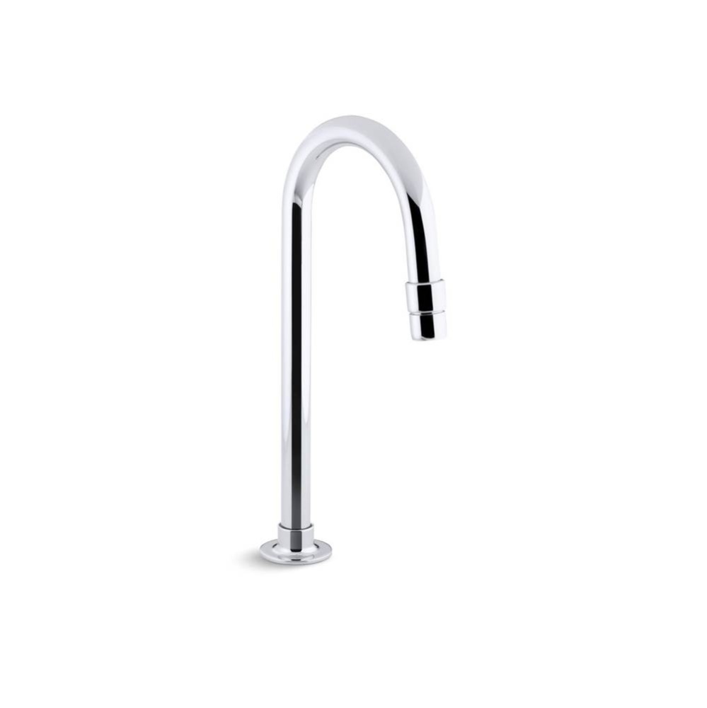 Bathroom sink gooseneck spout with aerator