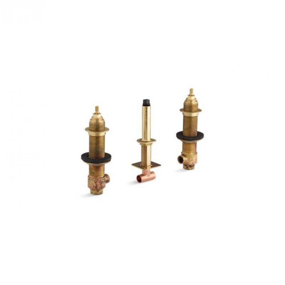 3/4'' ceramic high-flow valve system