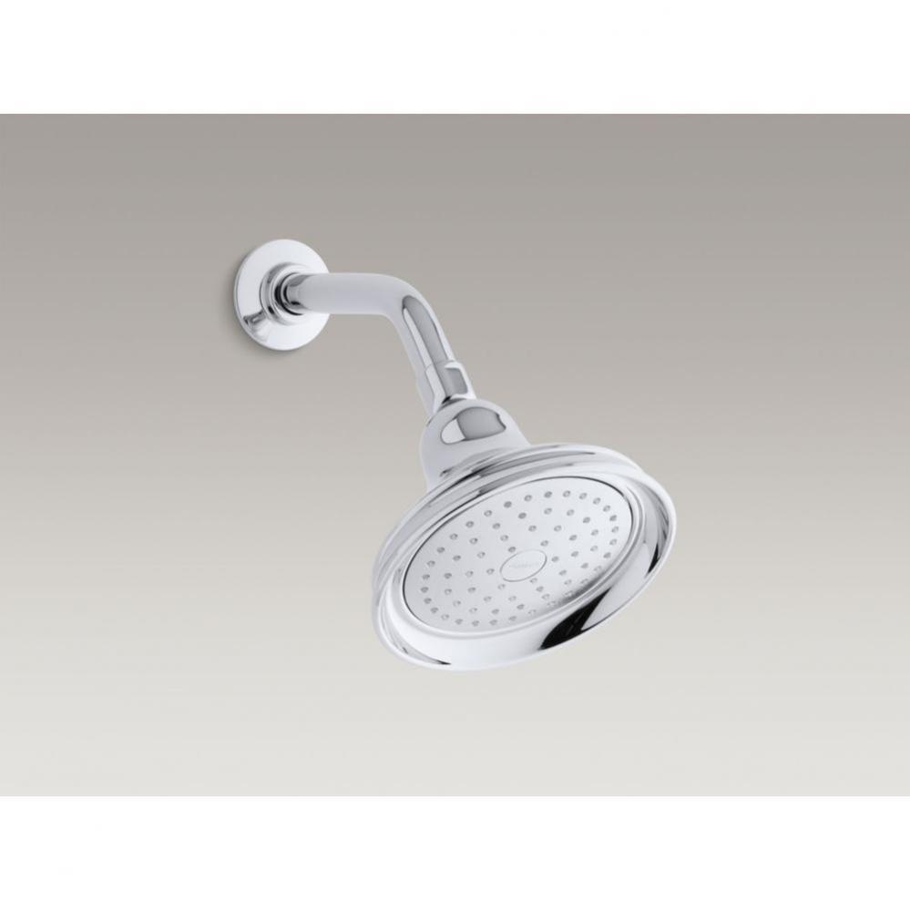 Bancroft® 2.5 gpm single-function showerhead with Katalyst® air-induction technology