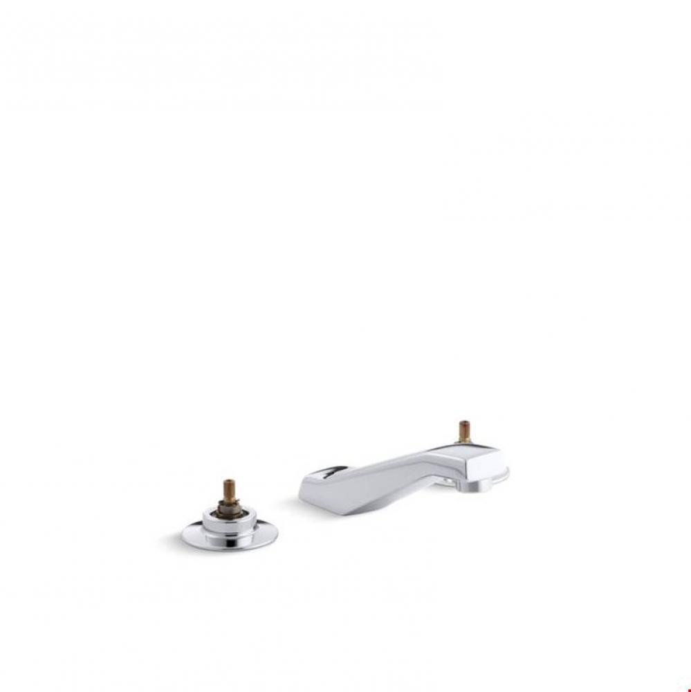 Triton® Widespread commercial bathroom sink faucet with rigid connections, requires handles,