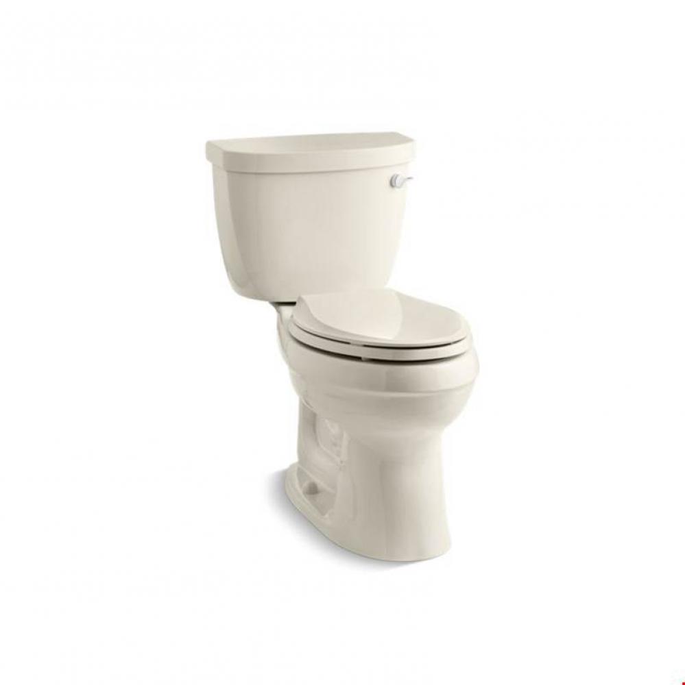 Cimarron® Comfort Height® Two-piece elongated 1.6 gpf chair height toilet with right-han