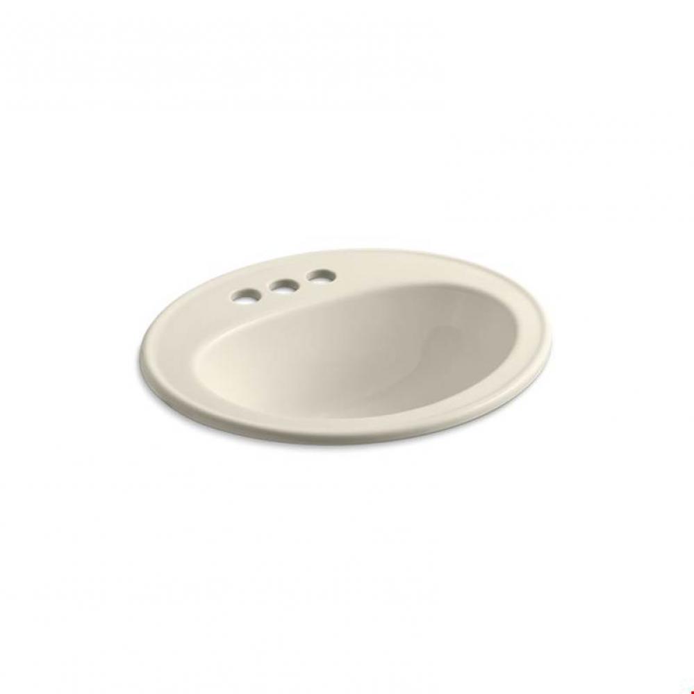 Pennington® Drop-in bathroom sink with centerset faucet holes
