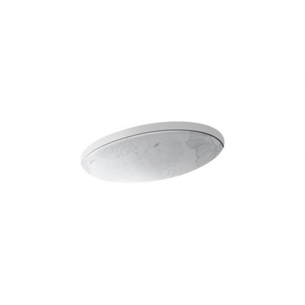 Empress Bouquet™ Vintage® 24'' oval undermount bathroom sink