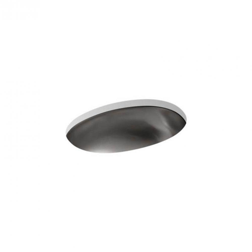 Bolero® 16-3/4'' oval drop-in/undermount bathroom sink, no overflow