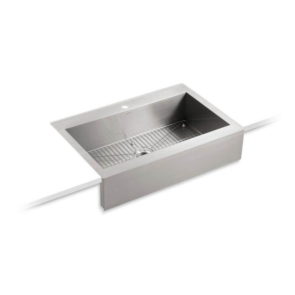 Vault™ 35-3/4'' x 24-5/16'' x 9-5/16'' top-mount single-bowl stain