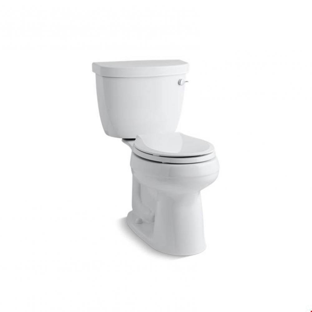 Cimarron® Comfort Height® Two-piece round-front 1.28 gpf chair height toilet with right-