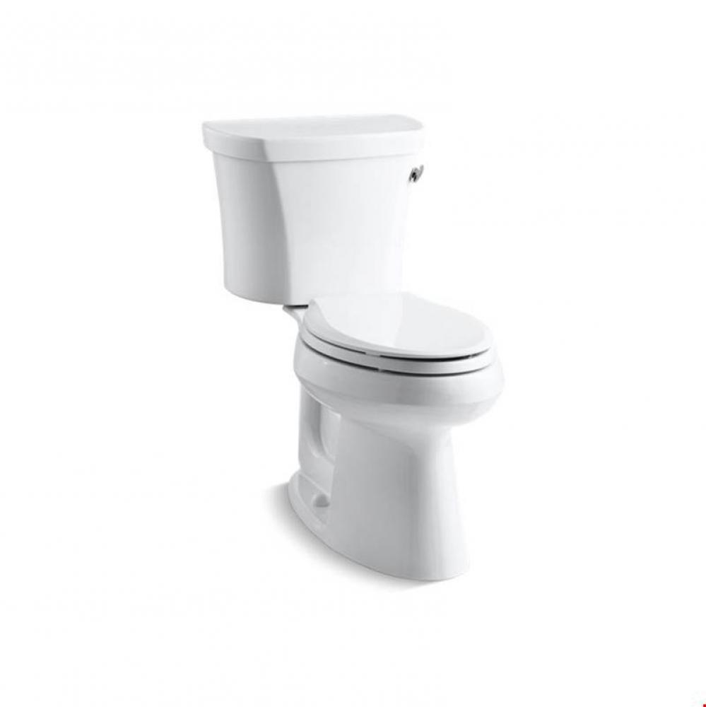 Highline® Two-piece elongated 1.28 gpf chair height toilet with right-hand trip lever, tank c