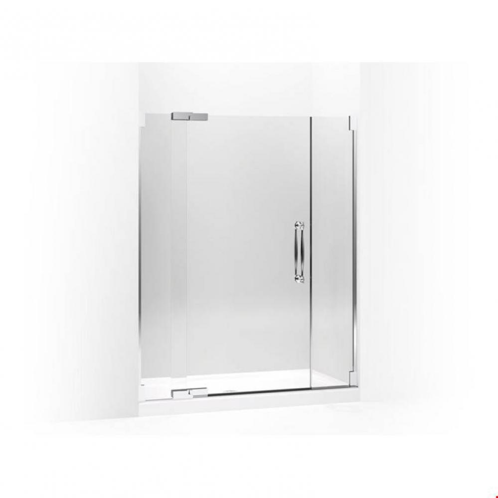 Finial® Pivot shower door, 72-1/4'' H x 57-1/4 - 59-3/4'' W, with 3/8&apo
