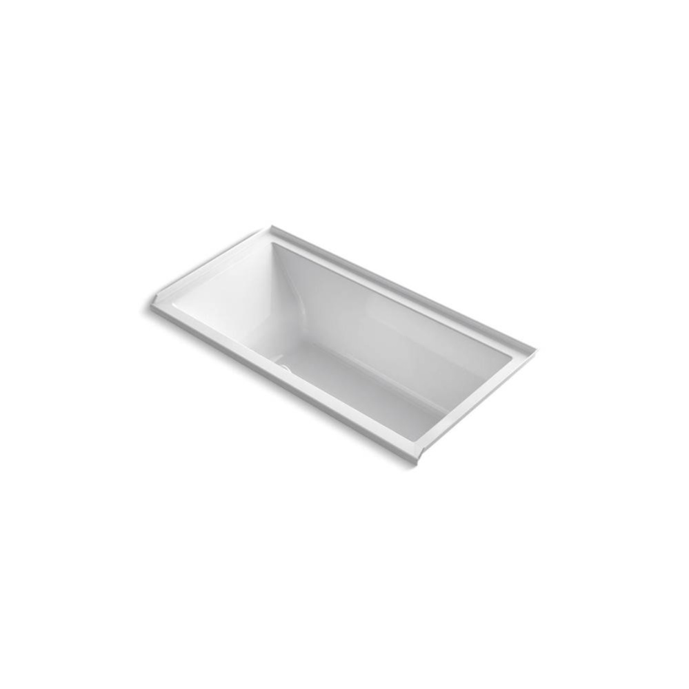Underscore® 60'' x 30'' alcove bath with Bask® heated surface, right