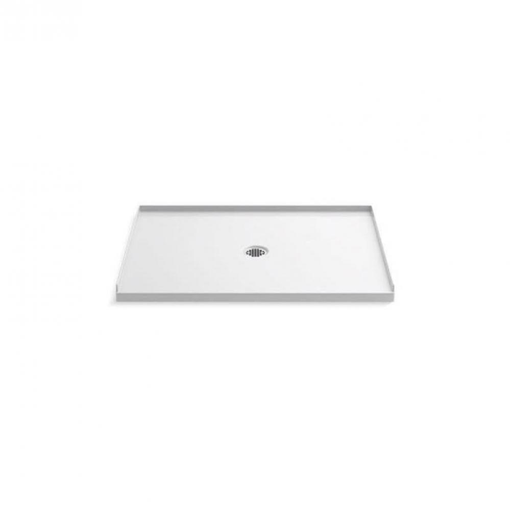 Ballast® 48'' x 36'' alcove shower base, center drain