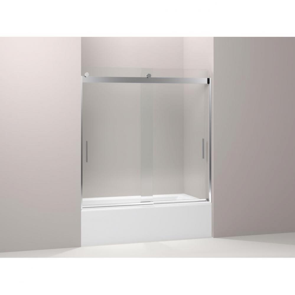 Levity® Sliding bath door, 59-3/4'' H x 54 - 57'' W, with 1/4''