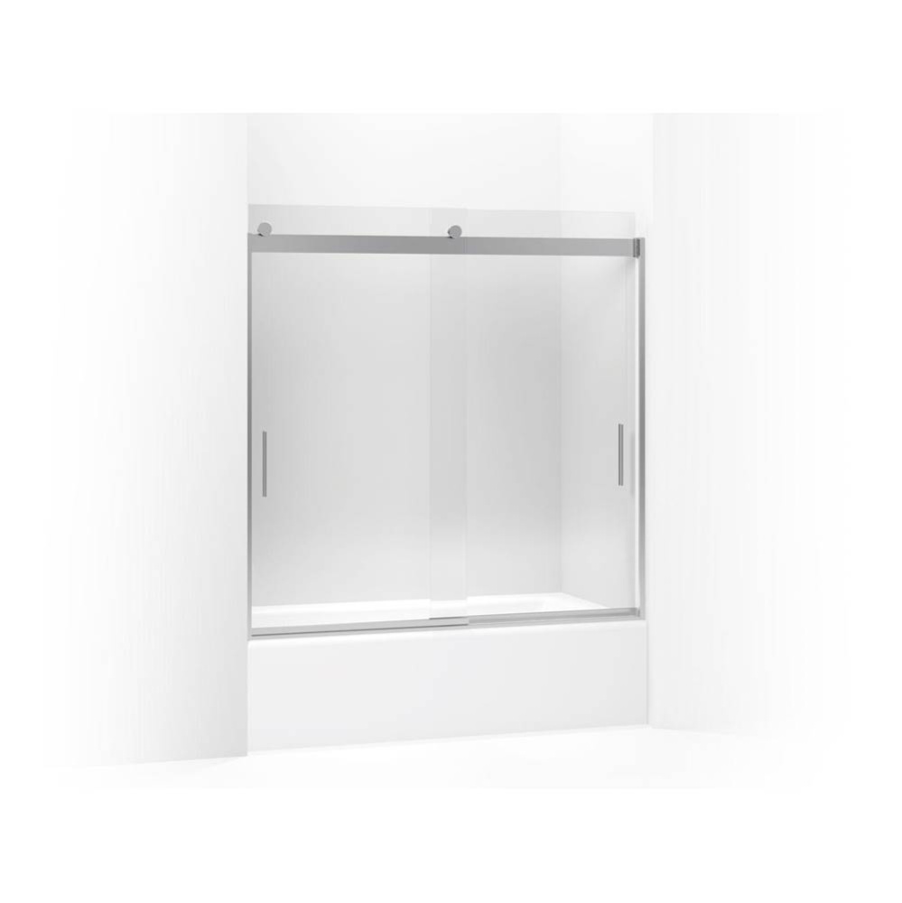 Levity® Sliding bath door, 59-3/4'' H x 56-5/8 - 59-5/8'' W, with 1/4&apo