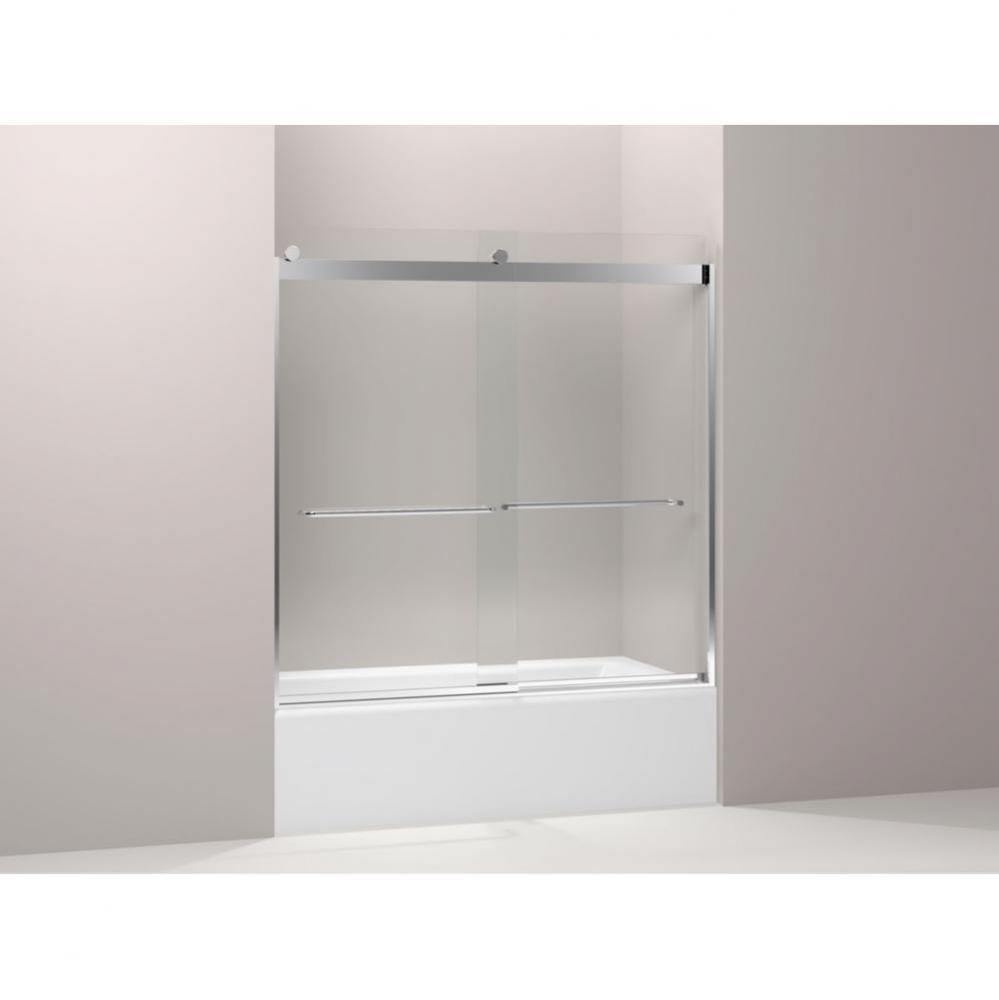 Levity® Sliding bath door, 59-3/4'' H x 54 - 57'' W, with 1/4''