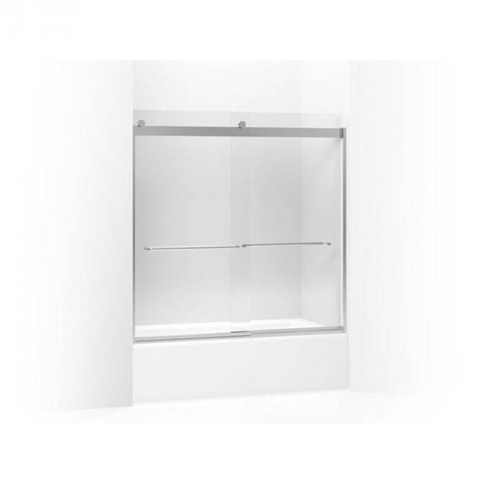 Levity® Sliding bath door, 59-3/4'' H x 56-5/8 - 59-5/8'' W, with 1/4&apo