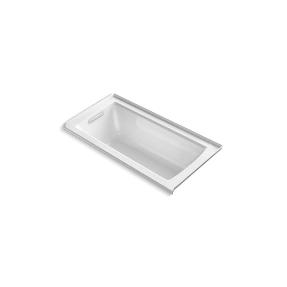Archer® 60'' x 30'' alcove bath, left drain