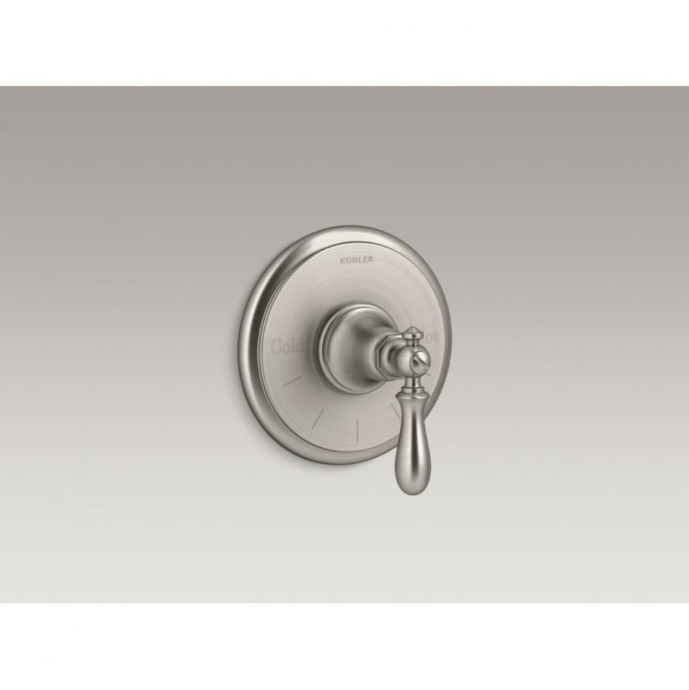 Artifacts® Thermostatic valve trim with swing lever handle