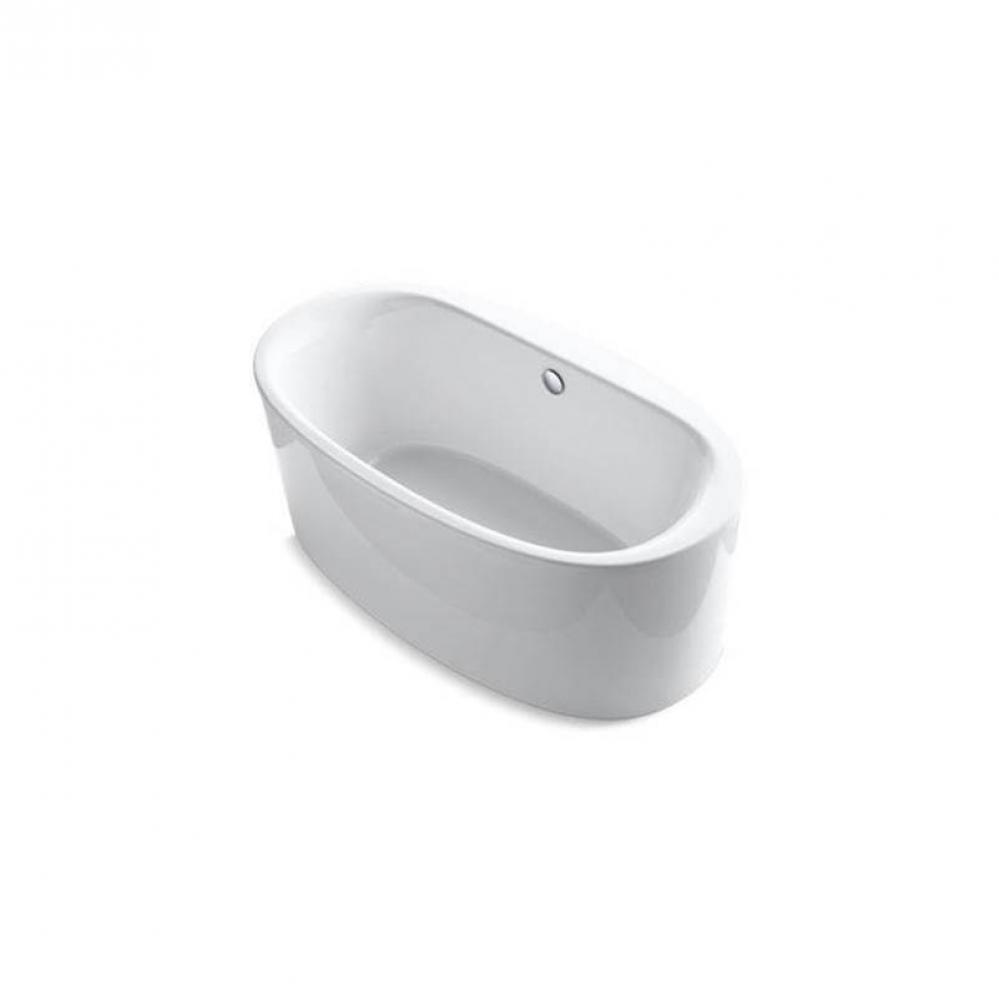 Sunstruck® 65-1/2'' x 35-1/2'' freestanding bath, straight shroud