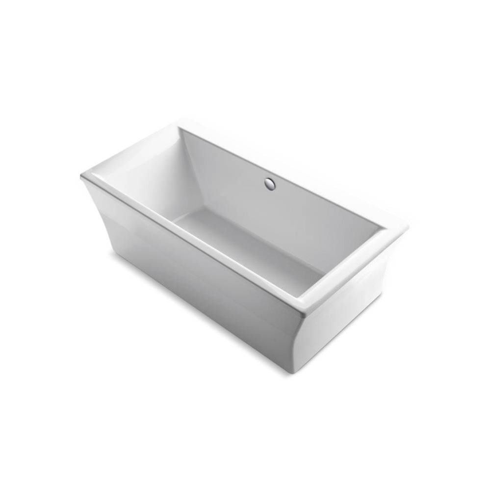 Stargaze® 72'' x 36'' freestanding bath with fluted shroud