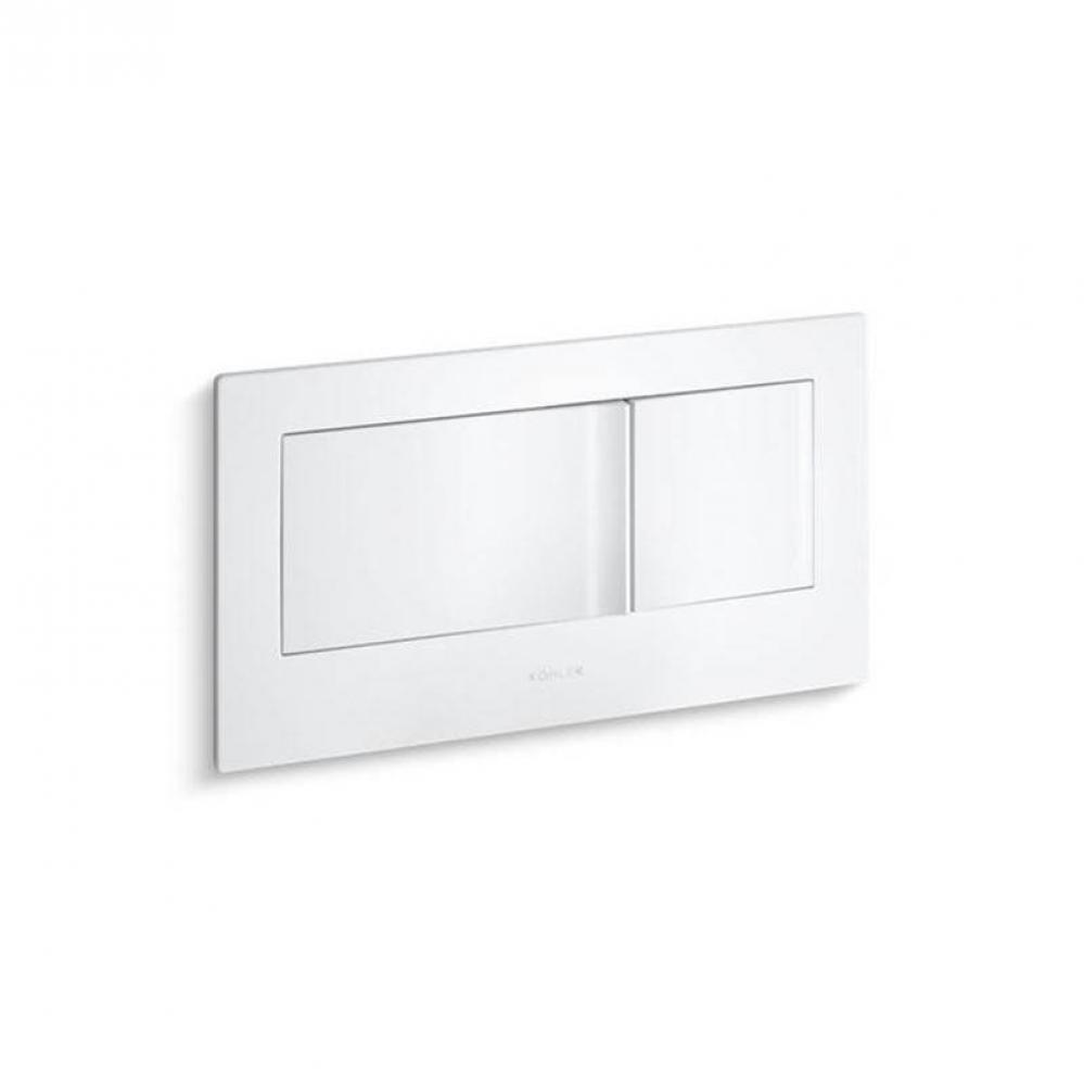 Veil® Flush actuator plate for 2''x6'' in-wall tank and carrier system