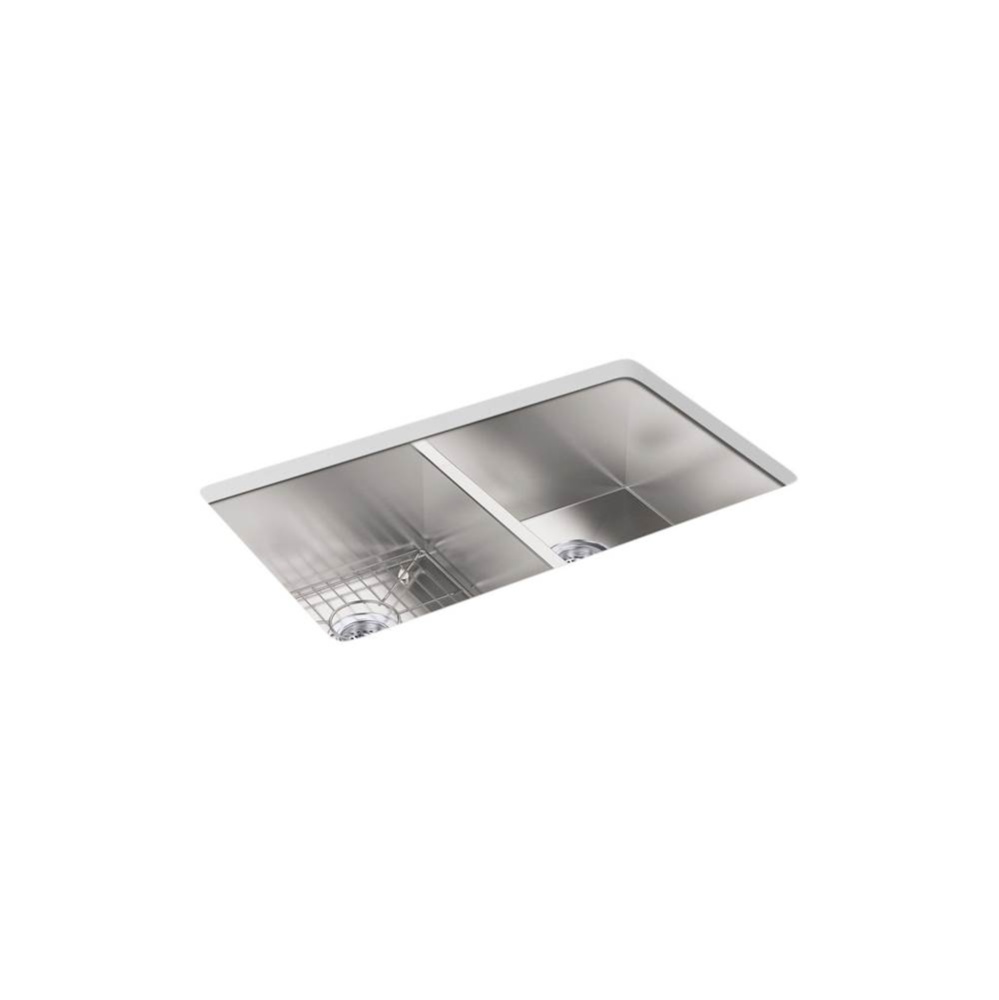 Vault™ 33'' top-/undermount double-bowl kitchen sink