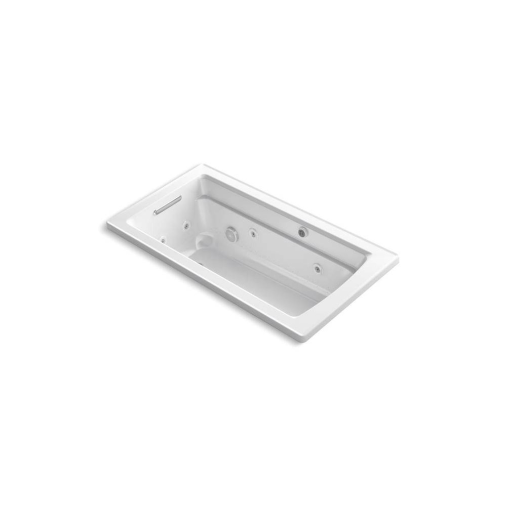 Archer® 60'' x 32'' drop-in Heated BubbleMassage™ air bath and whirlpoo