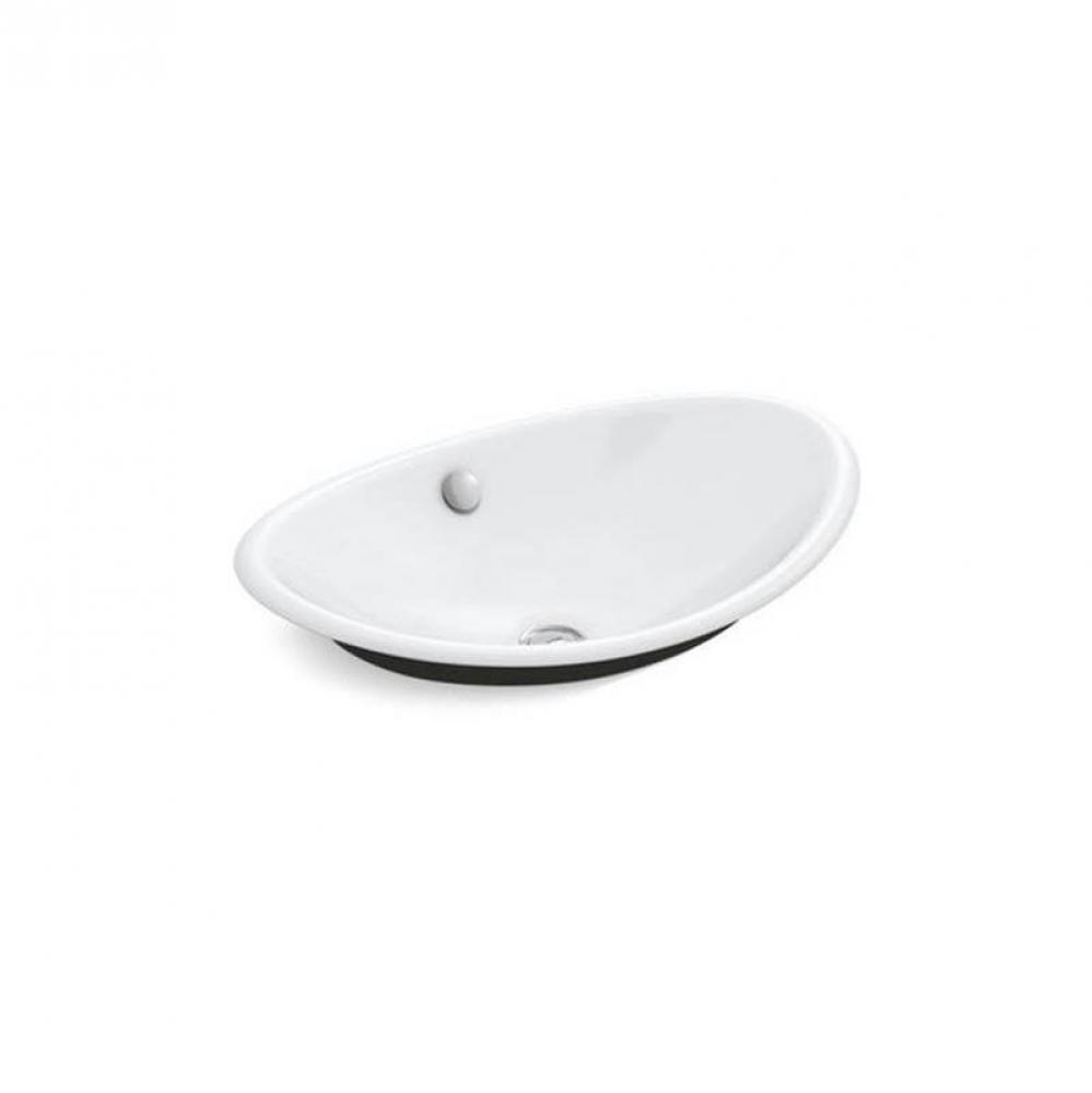 Iron Plains® 20-3/4'' oval vessel bathroom sink