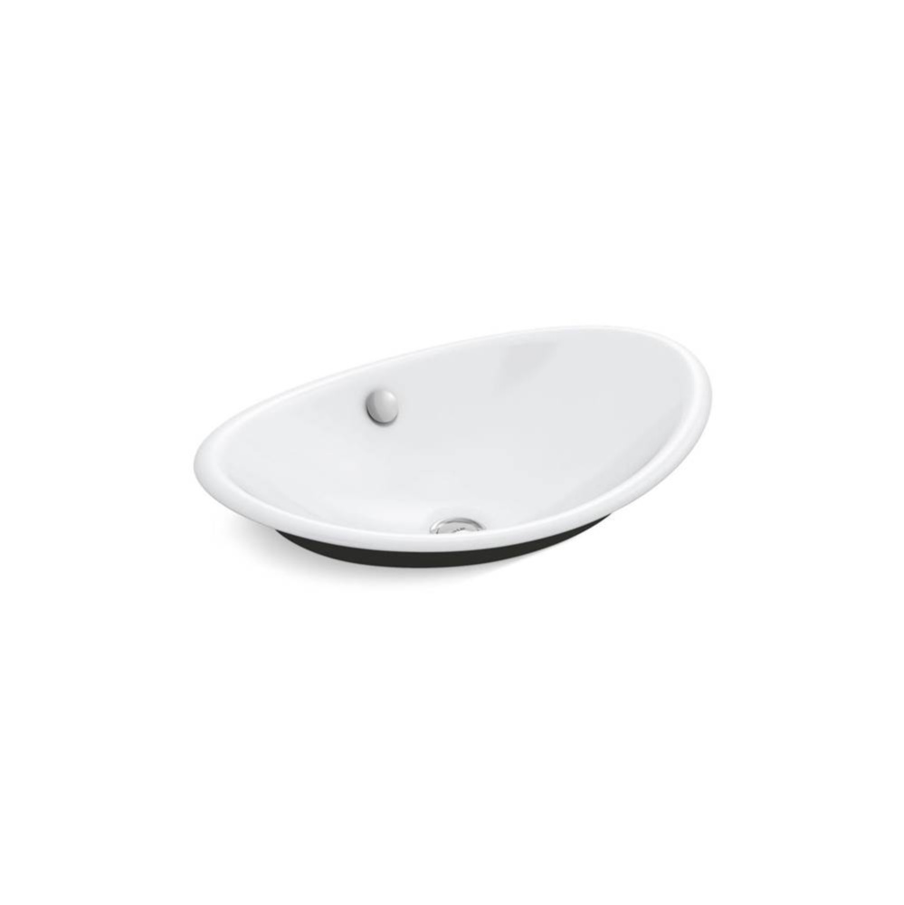 Iron Plains® 20-3/4'' oval vessel bathroom sink