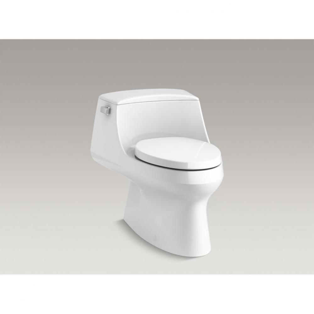 San Raphael® One-piece elongated 1.28 gpf toilet with slow close seat